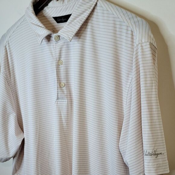 Walter Hagen Striped Polo Tee Size Large - Picture 2 of 10